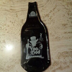 Unique melted  Voo Doo bottle snack tray bar man cave, charcuterie